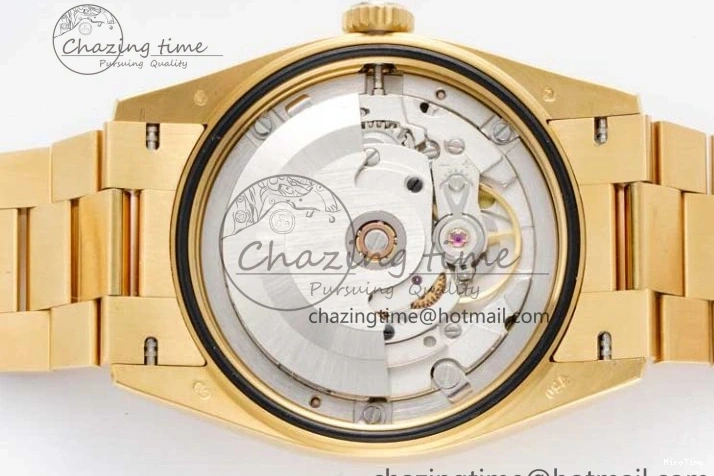 MiroTime 0321 NewStyle Day Date 36 YG RAF Best Edition Black No Marker on YG Bracelet A 2019